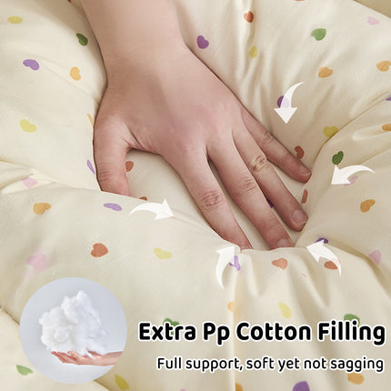 Washable Dog Bed Cat Bed Soft Comfortable Pet Cushion Detachable Cover Design