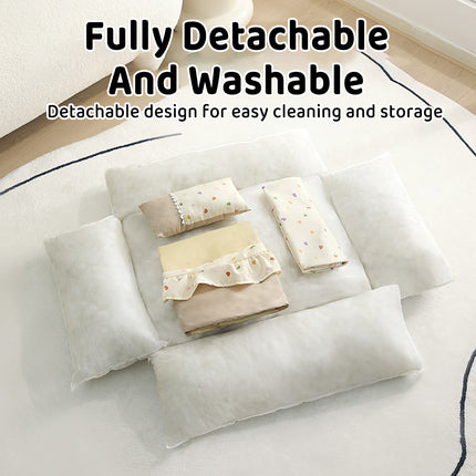 Washable Dog Bed Cat Bed Soft Comfortable Pet Cushion Detachable Cover Design