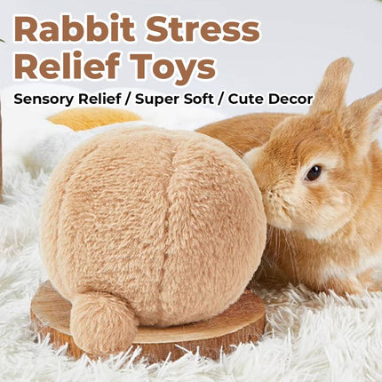 Rabbit Toy Ball Boredom Breaker Stress Relief Pet Bunny Interactive Play Use
