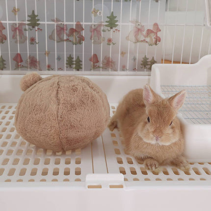 Rabbit Toy Ball Boredom Breaker Stress Relief Pet Bunny Interactive Play Use