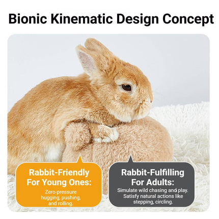 Rabbit Toy Ball Boredom Breaker Stress Relief Pet Bunny Interactive Play Use