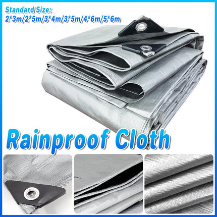 Plastic Waterproof Tarpaulin Outdoor Sunshade Rainproof Cover for Garden Use