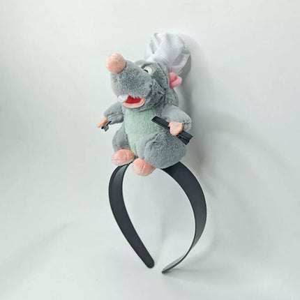 Hairband Cute Plush Mouse Face Wash Hairpin Bundle Cute Headwear