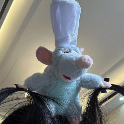 Hairband Cute Plush Mouse Face Wash Hairpin Bundle Cute Headwear