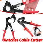 Ratchet Cable Cutter Heavy Duty Wire Scissor Bolt Cutting Tool Electrical Work