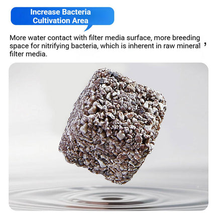 Aquarium Raw Mineral Cube Filter Media 500g Bacteria House Purifier