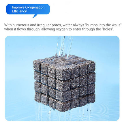 Aquarium Raw Mineral Cube Filter Media 500g Bacteria House Purifier