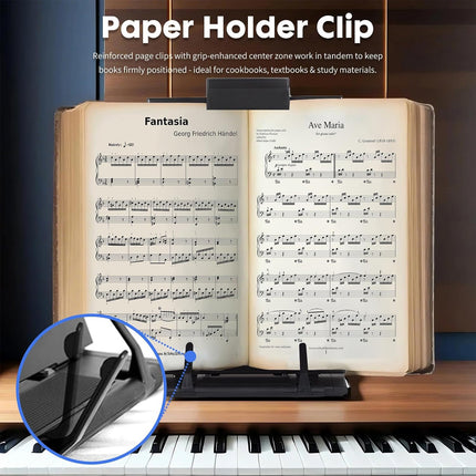 Adjustable Reading Holder Book Stand for Books Tablets Magazines Home Office Use