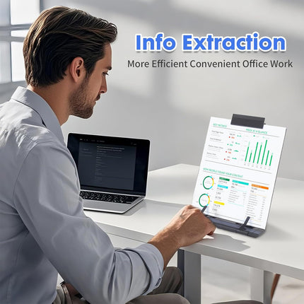 Adjustable Reading Holder Book Stand for Books Tablets Magazines Home Office Use