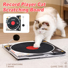 Record Player Cat Scratching Board Durable Corrugated Cardboard Cat Toy Play