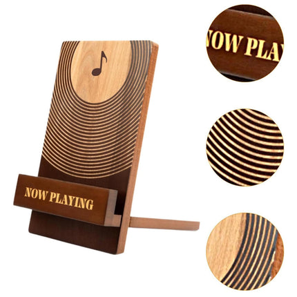 Wooden Vinyl Record Storage Rack Easy to Install for Record Vinyl Collection