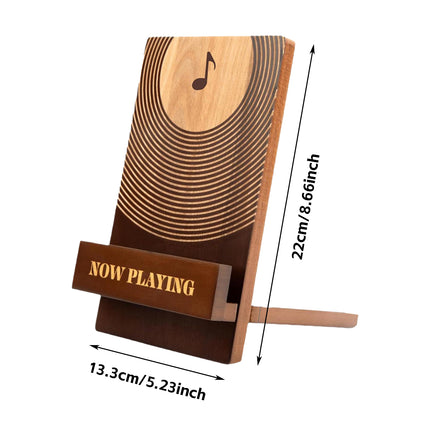 Wooden Vinyl Record Storage Rack Easy to Install for Record Vinyl Collection