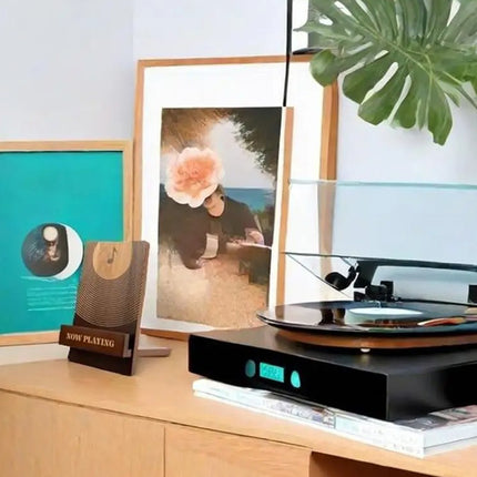 Wooden Vinyl Record Storage Rack Easy to Install for Record Vinyl Collection