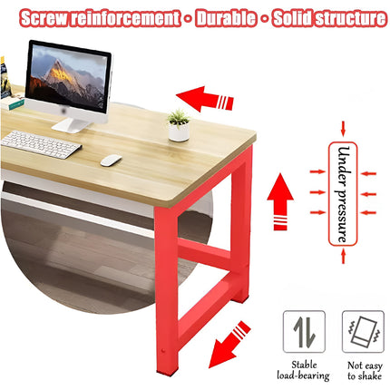 Simple Computer Desk Study Table Stable for Home Office Bedroom Student Use