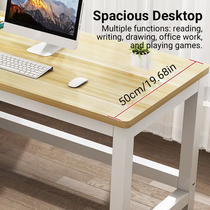 Simple Computer Desk Study Table Stable for Home Office Bedroom Student Use