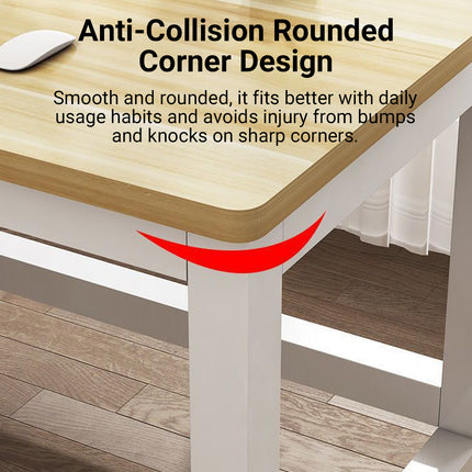 Simple Computer Desk Study Table Stable for Home Office Bedroom Student Use