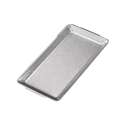 4PCS Vintage Stainless Steel Serving Tray Set Rectangular Kitchen Dining Platter