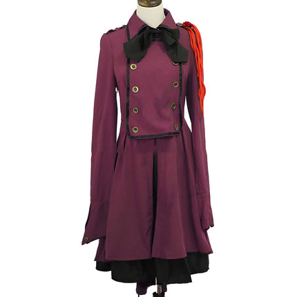 Gothic Renaissance Dress Ruffled Long Sleeve Medieval Cosplay Steampunk Gown