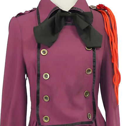Gothic Renaissance Dress Ruffled Long Sleeve Medieval Cosplay Steampunk Gown