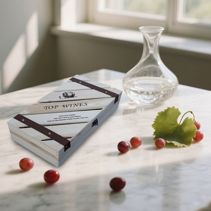 Wooden Wine Box Packaging Case Wooden Exquisite Durable for Wine Storge Organize