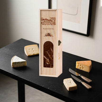 Wooden Wine Box Packaging Case Wooden Exquisite Durable for Wine Storge Organize