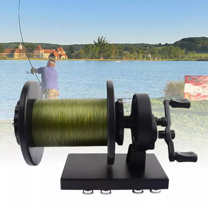 Fishing Line Spooler Line Winder Portable Reel Spool Spooling Station System Use