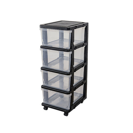 Removable Drawer Storage Cabinet with Wheels Durable for Bedroom Living Room