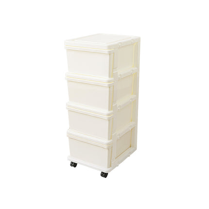 Removable Drawer Storage Cabinet with Wheels Durable for Bedroom Living Room