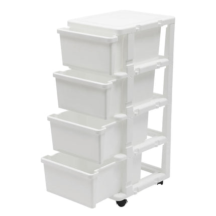 Removable Drawer Storage Cabinet with Wheels Durable for Bedroom Living Room