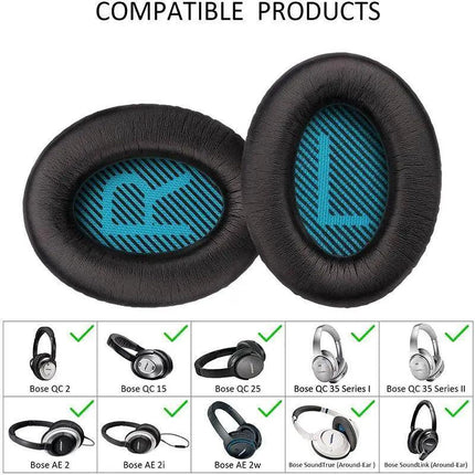 Replacement Ear Pads Cushions for Bose QuietComfort 35 QC35 II QC25 QC15 AE2 AU - Aimall