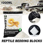 1000ML Reptile Bedding Blocks Snake Substrate Absorbent Low Dust Tank Liner
