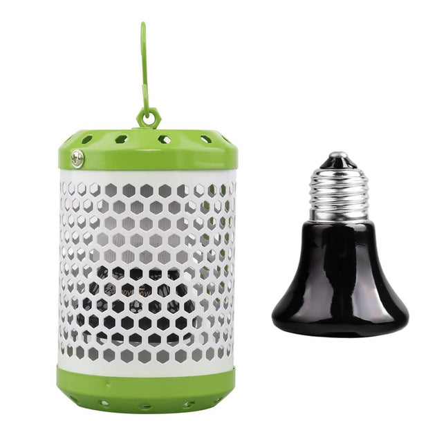 Reptile Ceramic Heater Lamp Anti Scald Cage AU Plug for Turtle Lizard Parrot
