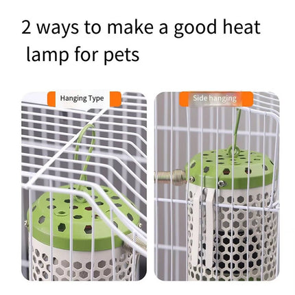 Reptile Ceramic Heater Lamp Anti Scald Cage AU Plug for Turtle Lizard Parrot