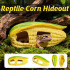 Corn Shape Reptile Hide Cave Terrarium Decoration Naturalistic Burrow Habitat