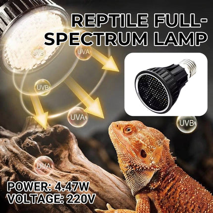 Reptile Full Spectrum UVA UVB Lamp Basking Bulb Lizard Turtle Sunlight Daylight