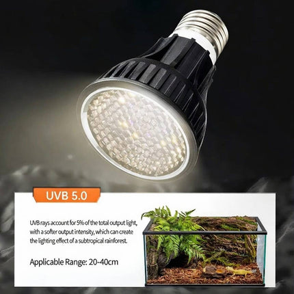 Reptile Full Spectrum UVA UVB Lamp Basking Bulb Lizard Turtle Sunlight Daylight