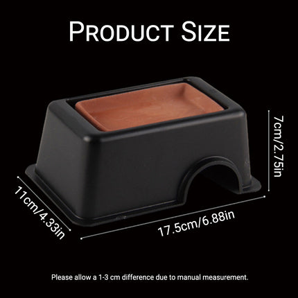 Reptile Humidifier Cave Concealment Box With Water Trough For Lizards Geckos