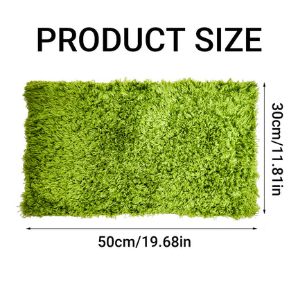 Reptile Moss Carpet 50x30cm Green Double Layer Fabric for Vivarium Terrarium