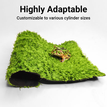 Reptile Moss Carpet 50x30cm Green Double Layer Fabric for Vivarium Terrarium