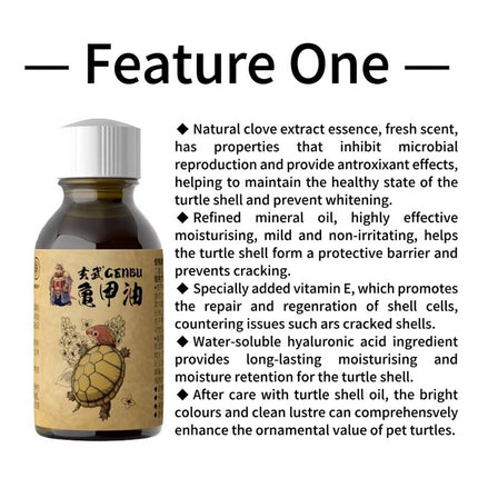 Turtle Shell Care Oil Moisturising Reptile Shell Gloss