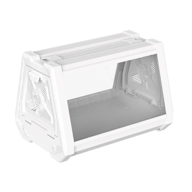 White Sci Fi Desktop Reptile Habitat Terrarium 35cm