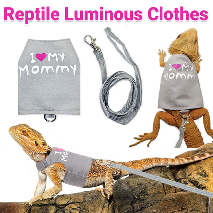 Lizard Walking Traction Rope Adjustable Mesh Vest Outdoor Climbing Pet Harness