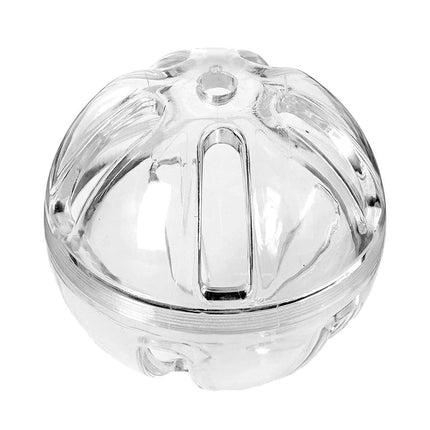 Clear Reptile Feeding Ball Slow Feeder Toy 8cm