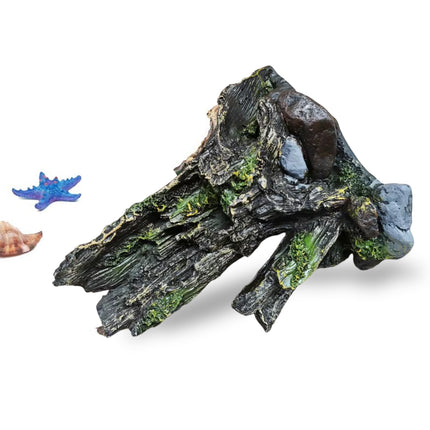 Aquarium Wood Decoration Driftwood Ornament Natural Hiding Hole Fish Tank Decor