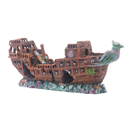 Aquarium Pirate Ship Submarine Aircraft Decoration Fish Tank Background Ornament