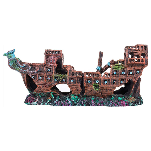 Aquarium Pirate Ship Submarine Aircraft Decoration Fish Tank Background Ornament