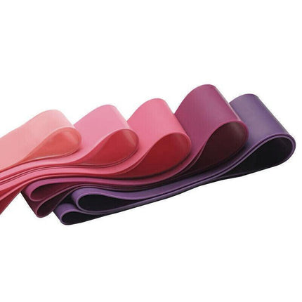 Resistance Bands Power Heavy Strength Exercise Fitness Gym Crossfit Yoga Au - Aimall