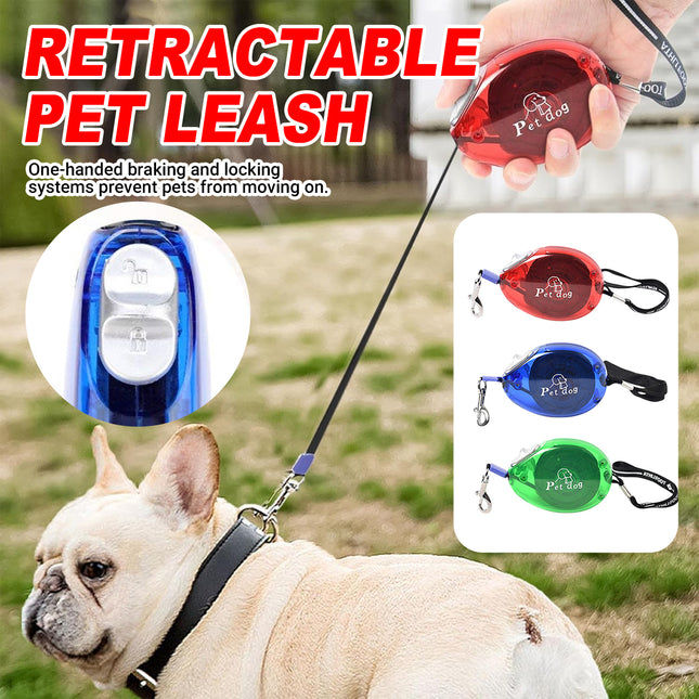 Dog Retractable Leash Auto Retract Safety Harness Out Heavy Duty Pet Lead Brake