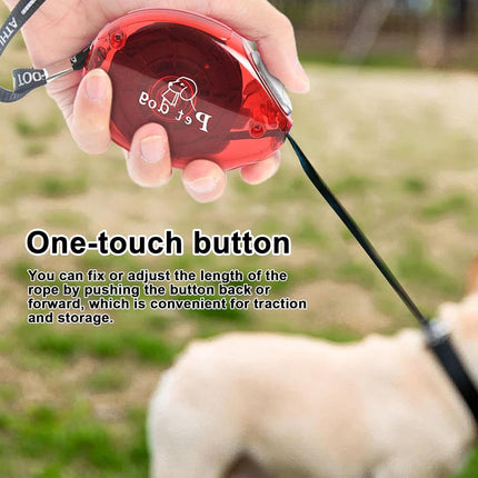 Dog Retractable Leash Auto Retract Safety Harness Out Heavy Duty Pet Lead Brake