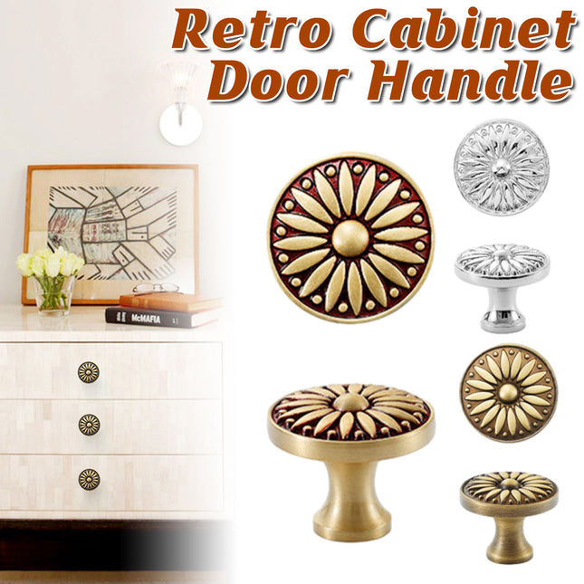 Cabinet Door Handle Round Single Hole Drawer Pull Cabinet Pattern for Furniture